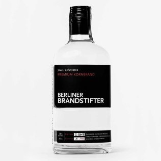 Berliner Brandstifter Premium Kornbrand 38% 70cl Fl.