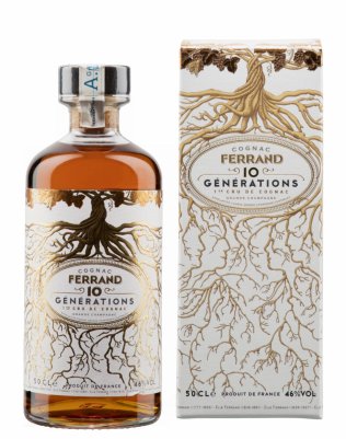 Cognac 10 Générations Grande Champagne Pierre Ferrand 46% 50cl Fl.