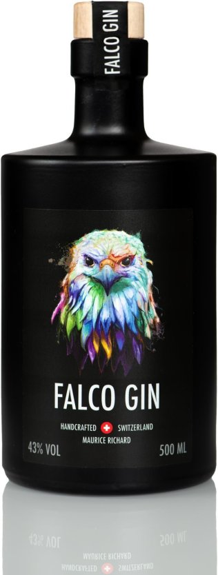 Falco Gin handcrafted Swiss Premium Gin 43% 50cl Fl.