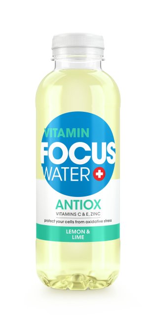 Focuswater ANTIOX Zitrone & Limette 50cl SP 4x6