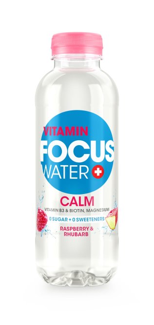 Focuswater CALM Rhabarber & Himbeer 50cl SP 4x6