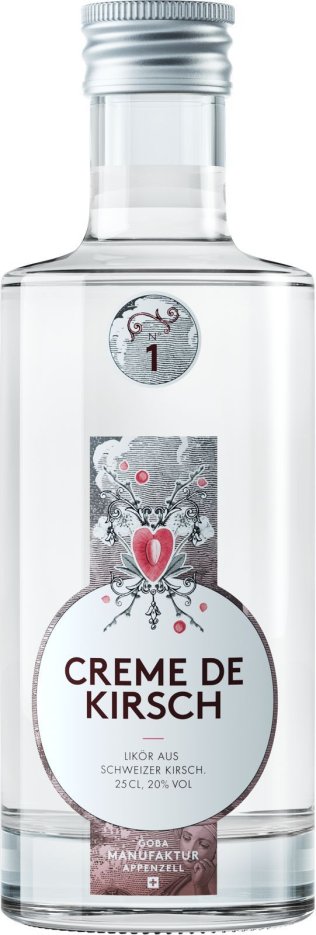 Goba Creme de Kirsch Likör 20% 25cl Fl.