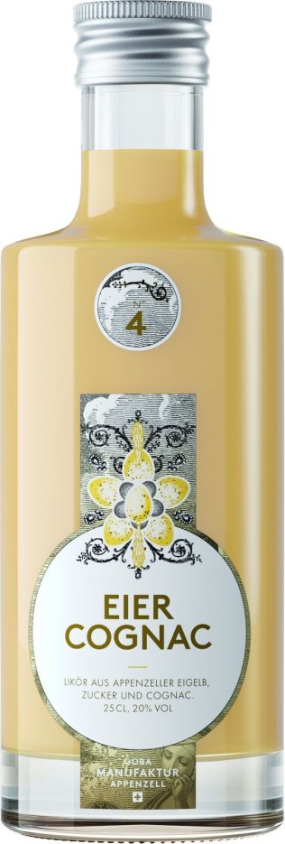 Goba Eier Cognac Likör 20% 25cl Fl.