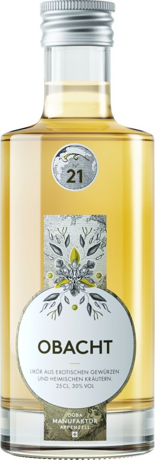 Goba Obacht Kräuterlikör 30% 25cl Fl.