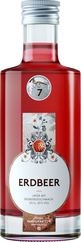Goba Walderdbeer Likör 20% 25cl Fl.