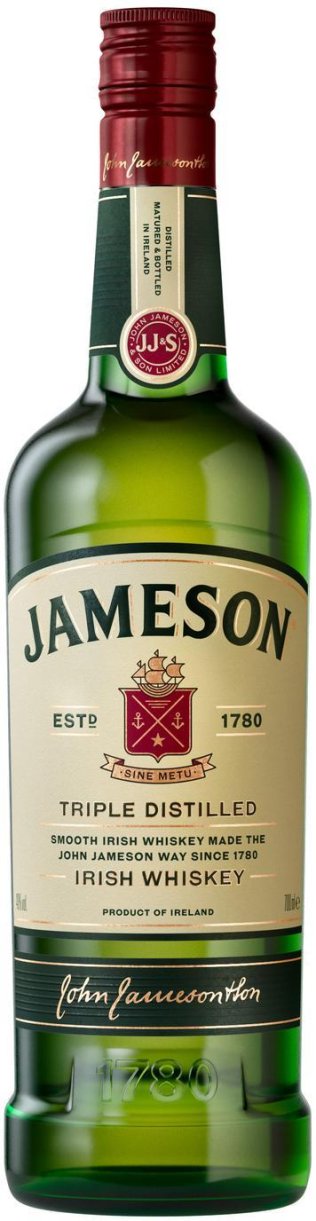 Jameson Irish Whiskey 40% 70cl Fl.