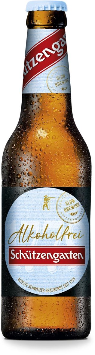 Schützengarten alkoholfrei 6x33cl. EW Glas 33cl Kt à 6
