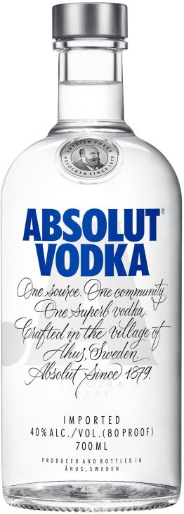 Absolut Vodka 40% 70cl Kt 6