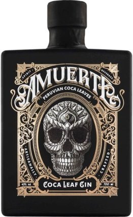 AMUERTE Coca Leaf Black Edition Gin 43% 70cl Fl.