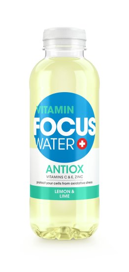 Focuswater ANTIOX Zitrone & Limette 50cl SP 4x6