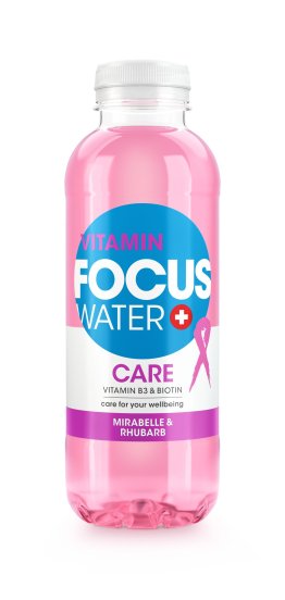 Focuswater CARE Mirabelle & Rhabarber 50cl SP 4x6
