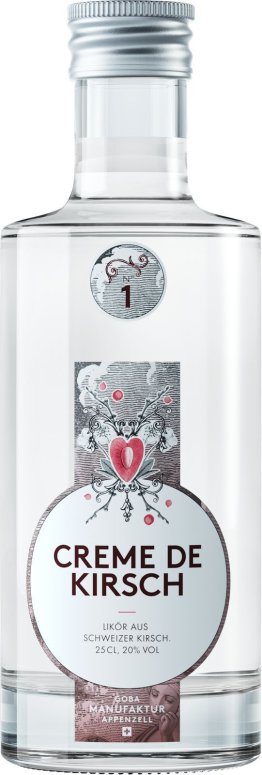 Goba Creme de Kirsch Likör 20% 25cl Fl.