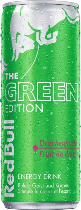 Red Bull Green Edition Drachenfrucht Dosen 25cl Kt 24
