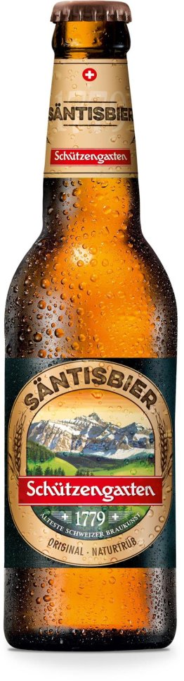 Schützengarten Säntisbier 6x33cl. EW Glas 33cl Kt 8