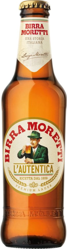 Birra Moretti Glas EW 4.7% EW 33cl Kt à 24