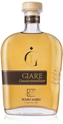 Marzadro Grappa Le Giare Gewürztraminer 41% 70cl