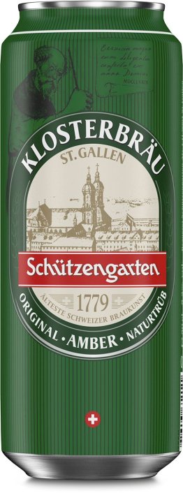 Schützengarten Klosterbräu Amberbier Dosen 50cl SP 4x6