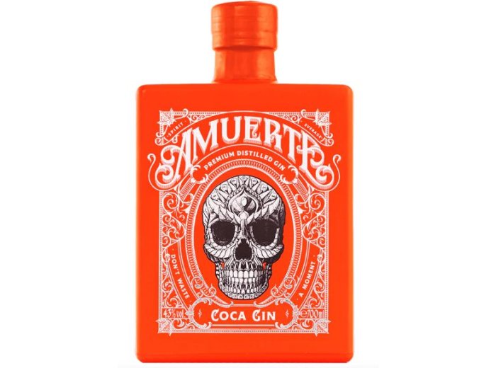 AMUERTE Coca Leaf Gin Orange Edition 43 % fruchtig tropisch 70cl Fl.