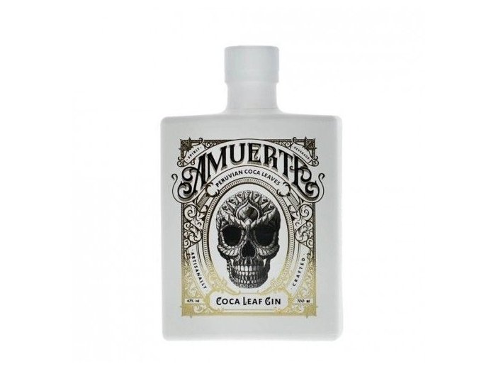 AMUERTE Coca Leaf Gin White Edition 43 % 70cl Fl.