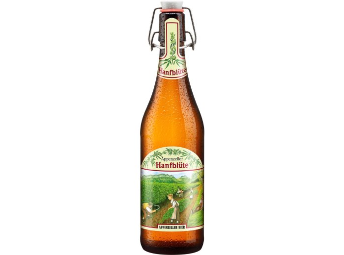 Appenzeller-Bier Hanfblüte naturtrüb Bügel 50cl Har 15