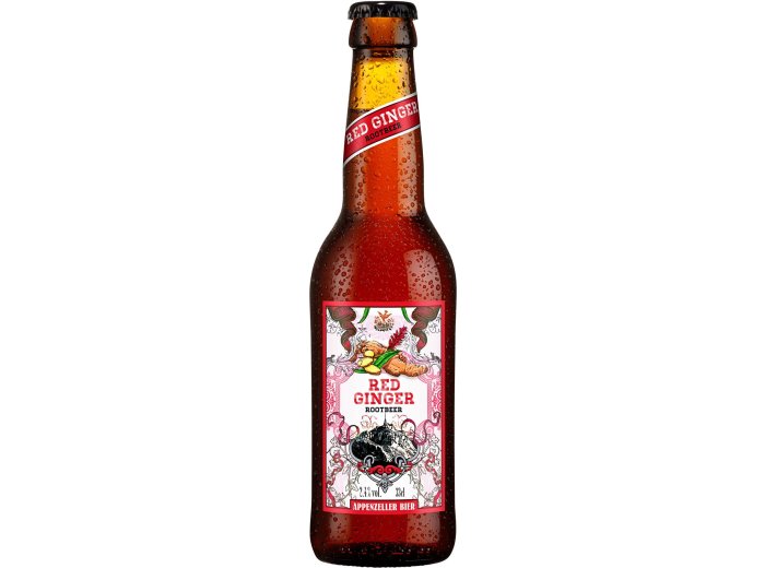 Appenzeller-Bier Red Ginger Rootbeer 6 x 33cl. EW Glas 33cl Kt à 6