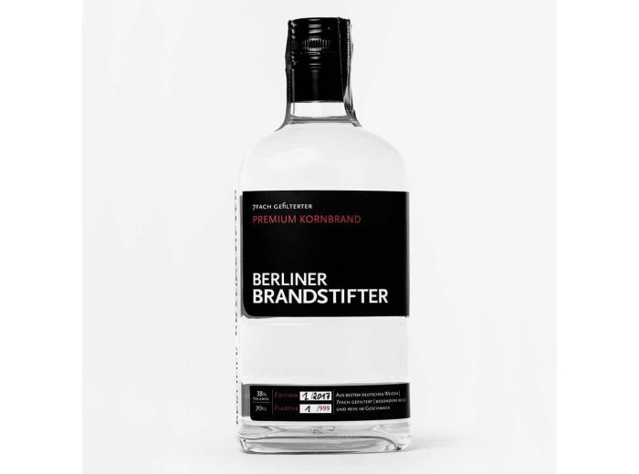 Berliner Brandstifter Premium Kornbrand 38% 70cl Fl.