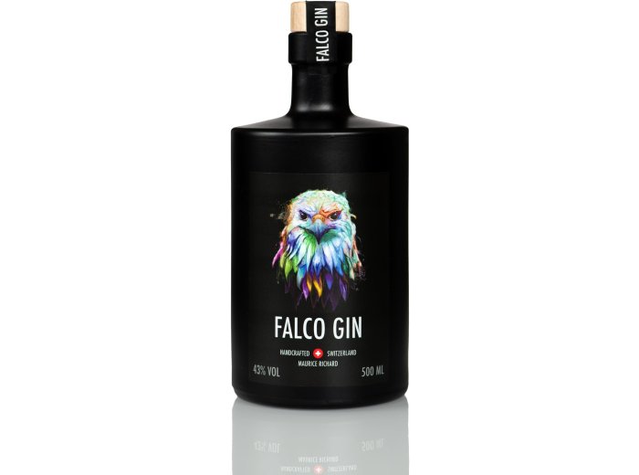 Falco Gin handcrafted Swiss Premium Gin 43% 50cl Fl.