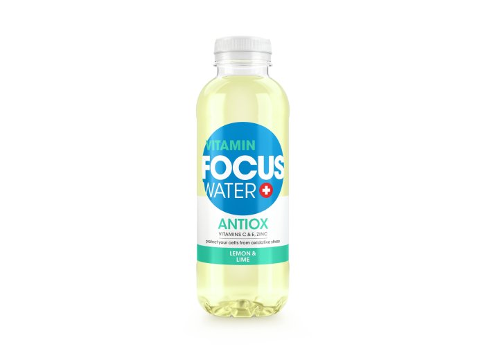 Focuswater ANTIOX Zitrone & Limette 50cl SP 4x6