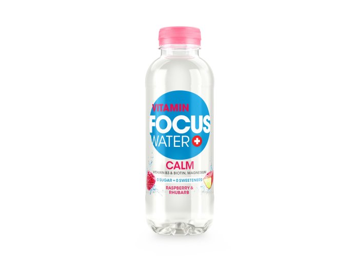 Focuswater CALM Rhabarber & Himbeer 50cl SP 4x6