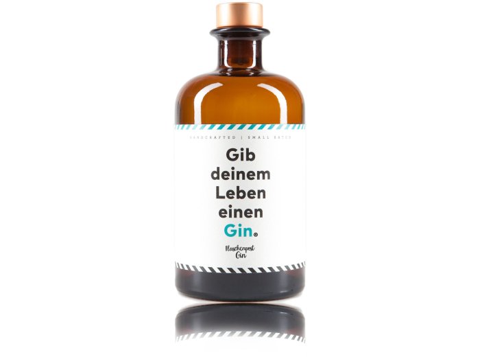 Gin "Gib deinem Leben einen GIN" 41% 50cl Fl.
