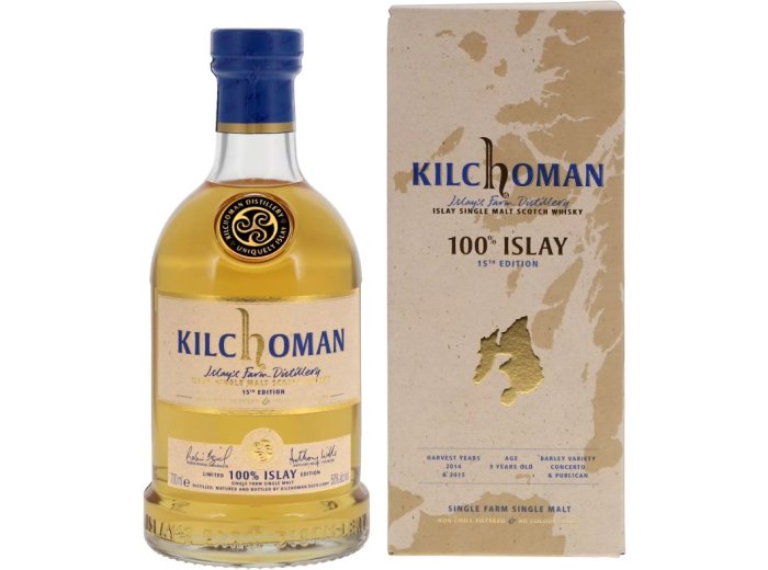 Kilchoman 100% Islay 15th Edition Islay Single Malt Scotch Whisky 70cl Fl.