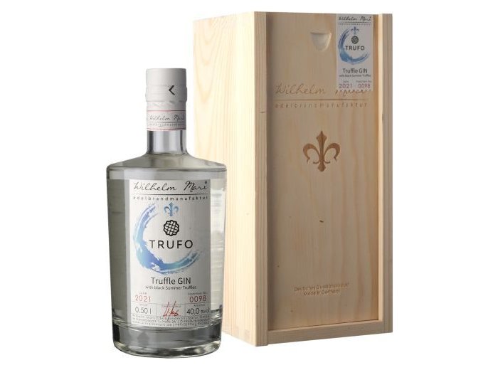 Marx Black Summer Truffle Gin 40% Edelbrandmanufaktur Wilhelm Marx in Holzkiste 50cl Fl.