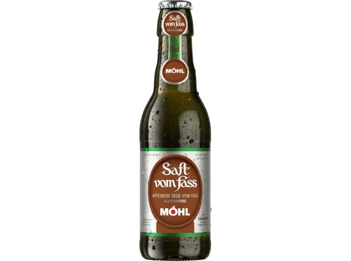 Möhl Saft vom Fass trüb ohne Alkohol EW 6er Pack 33cl Kt à 6