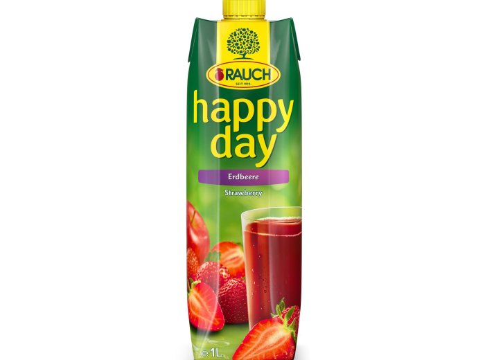 Rauch happy day Erdbeere Tetra 100cl Tetra 12