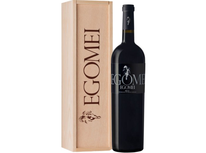 Rioja DOCa Egomei Bodegas JG 2018 in Holzkiste 150cl Fl.