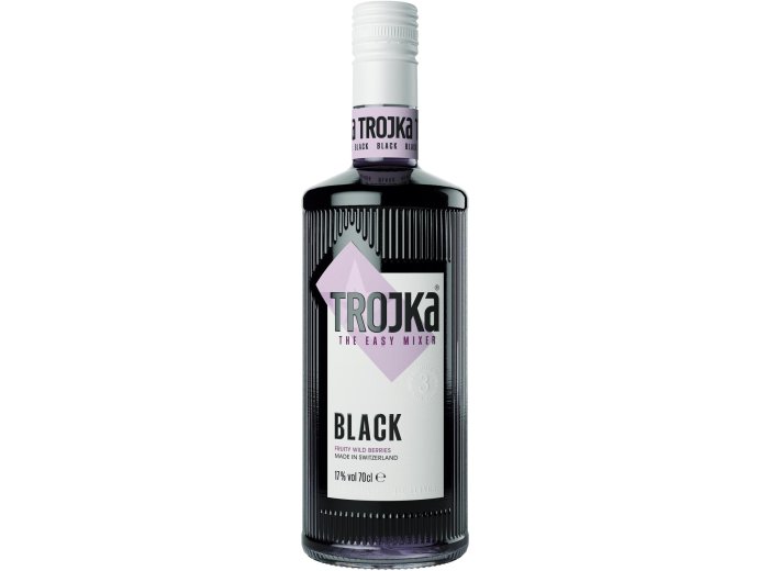 Trojka Vodka Black 40% 70cl Kt 6