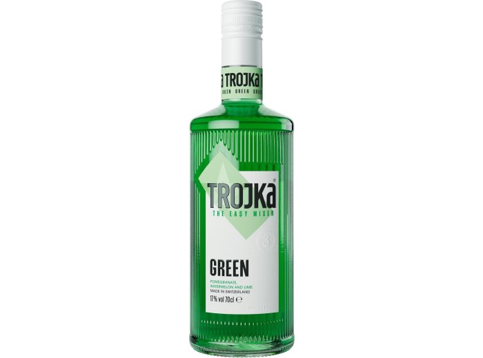Trojka Vodka Green Likör 17% 70cl Kt à 6