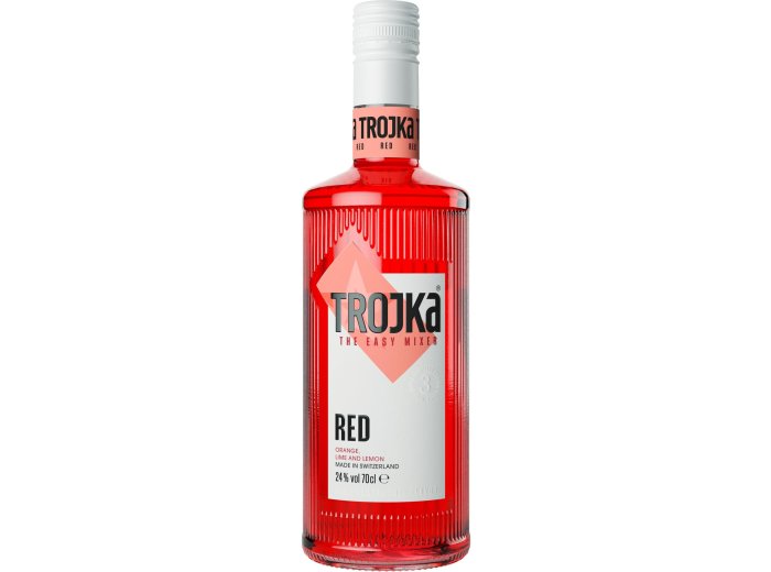 Trojka Vodka Red Likör 24% 70cl Kt à 6