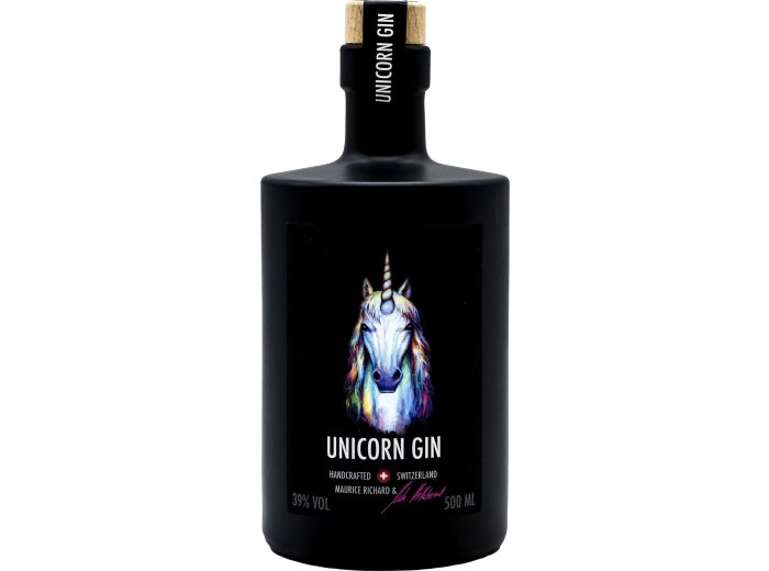 Unicorn Gin handcrafted Swiss Premium Gin 50cl Fl.