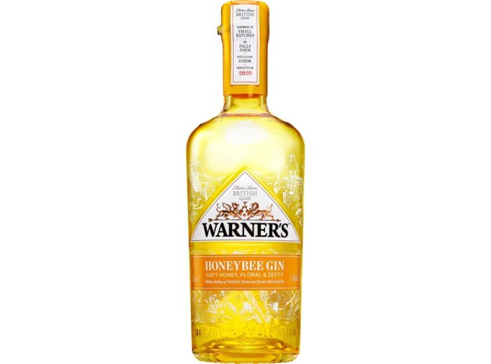 Warner's Honeybee Gin 43% 70cl Fl.