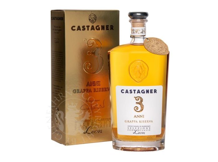 Castgner Fuoriclasse Leon 3anni Barrique Grappa Riserve 38% 70cl Fl.