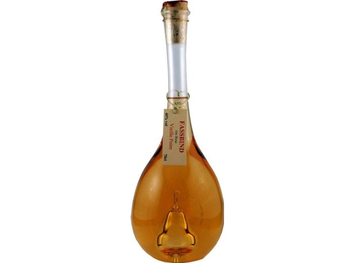 Fassbind Veille Poir 40% in mundgeblasener Fruchtflasche 70cl Fl.