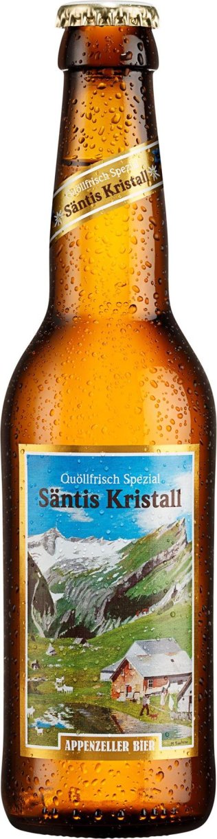 Appenzeller Bier Säntis Kristall hell 33cl Har 24