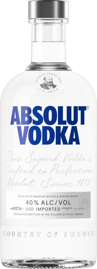 Absolut Vodka 40% 70cl Kt à 6
