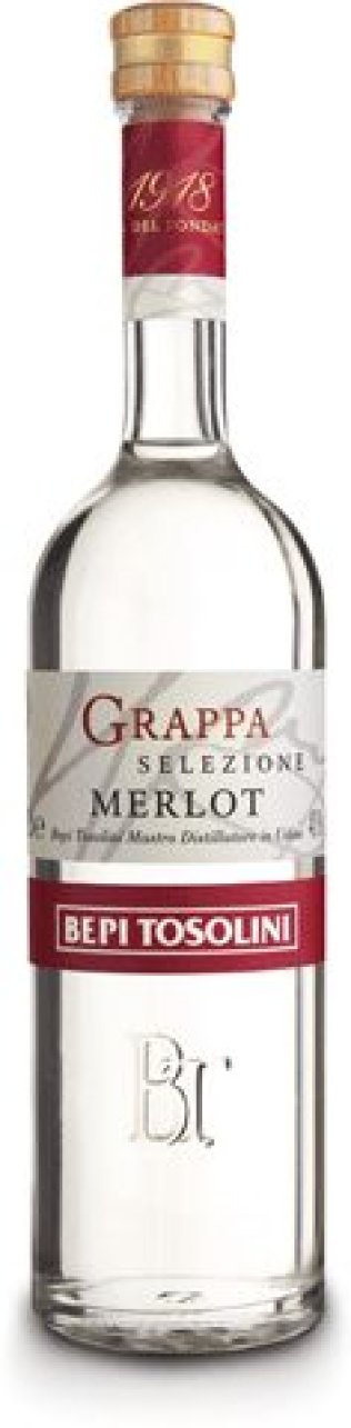 Grappa Merlot Bepi Tosolini 40% 50cl Fl.