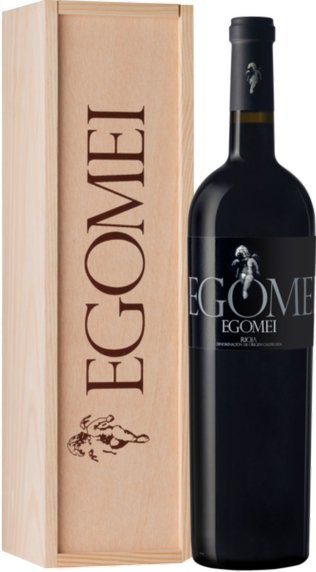 Rioja DOCa Egomei Bodegas JG 2018 in Holzkiste 150cl Fl.
