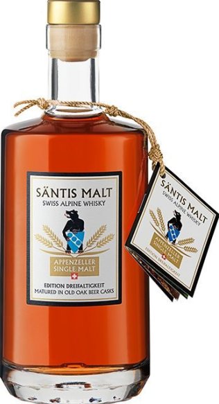 Säntis Malt Swiss Alpine Whisky Edition Dreifaltigkeit 52% 20cl Fl.