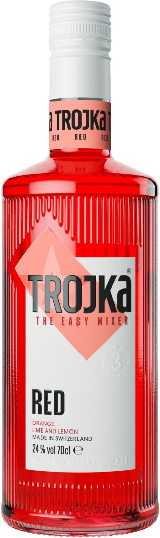 Trojka Vodka Red Likör 24% 70cl Kt à 6