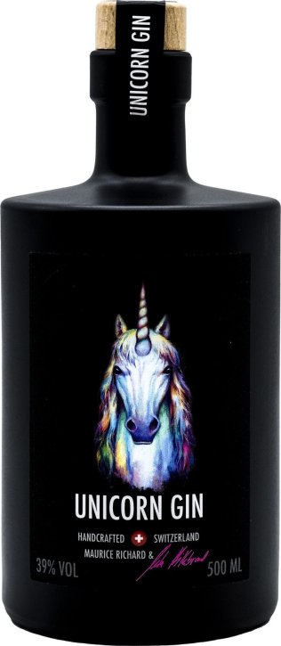 Unicorn Gin handcrafted Swiss Premium Gin 50cl Fl.