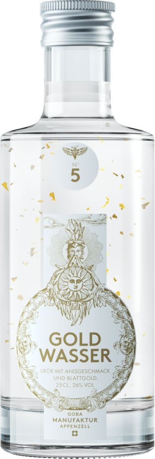 Goba Gold Wasser 26% 25cl Fl.